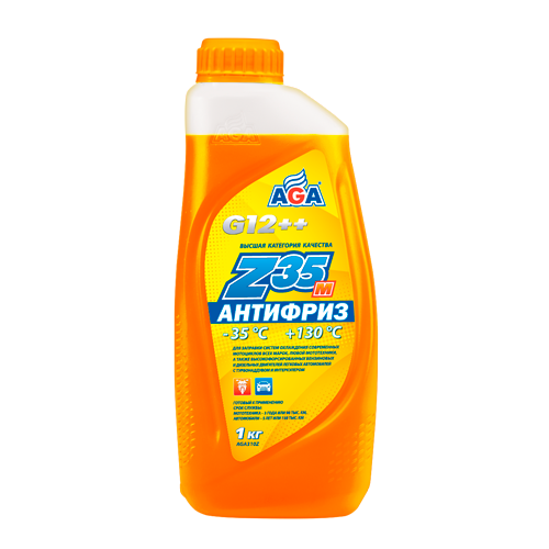 AGA310Z Антифриз оранжевый -35С, G12++, 1кг