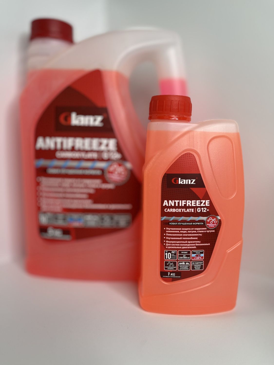   Glanz Антифриз G12+ Carboxylate (красный)   1кг