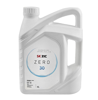 ZIC ZERO 30 0W-30 4л масло моторное